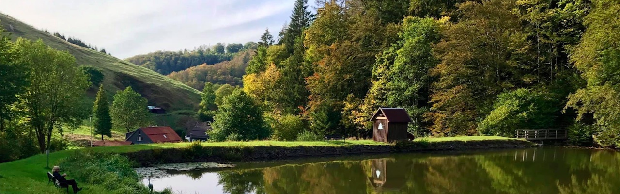 Mühlenteich am Herbstanfang, 10.2021 - (c) Wolfgang Gärtner